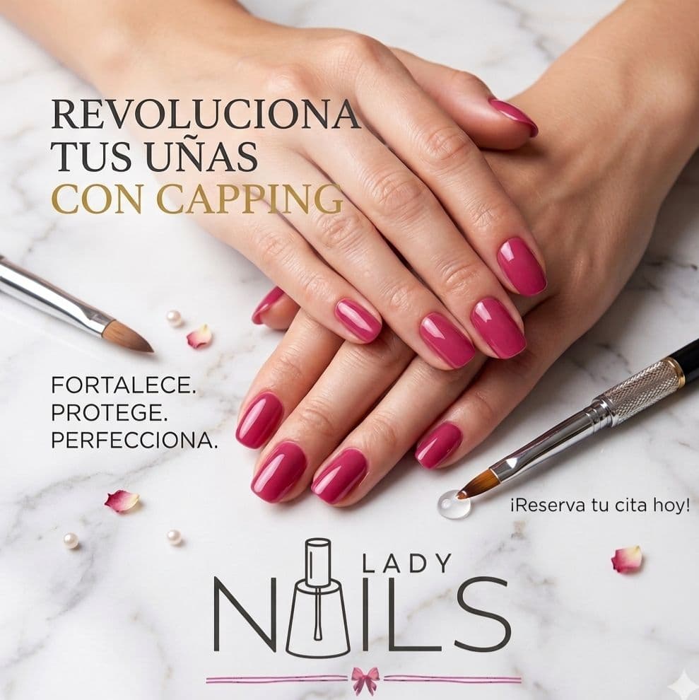 Capping: ¡Nueva técnica de refuerzo en Lady Nails! 🩷